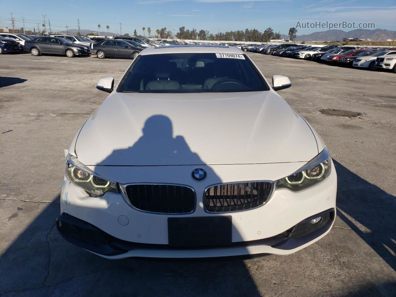 2018 Bmw 430i Gran Coupe White vin: WBA4J1C52JBG78685