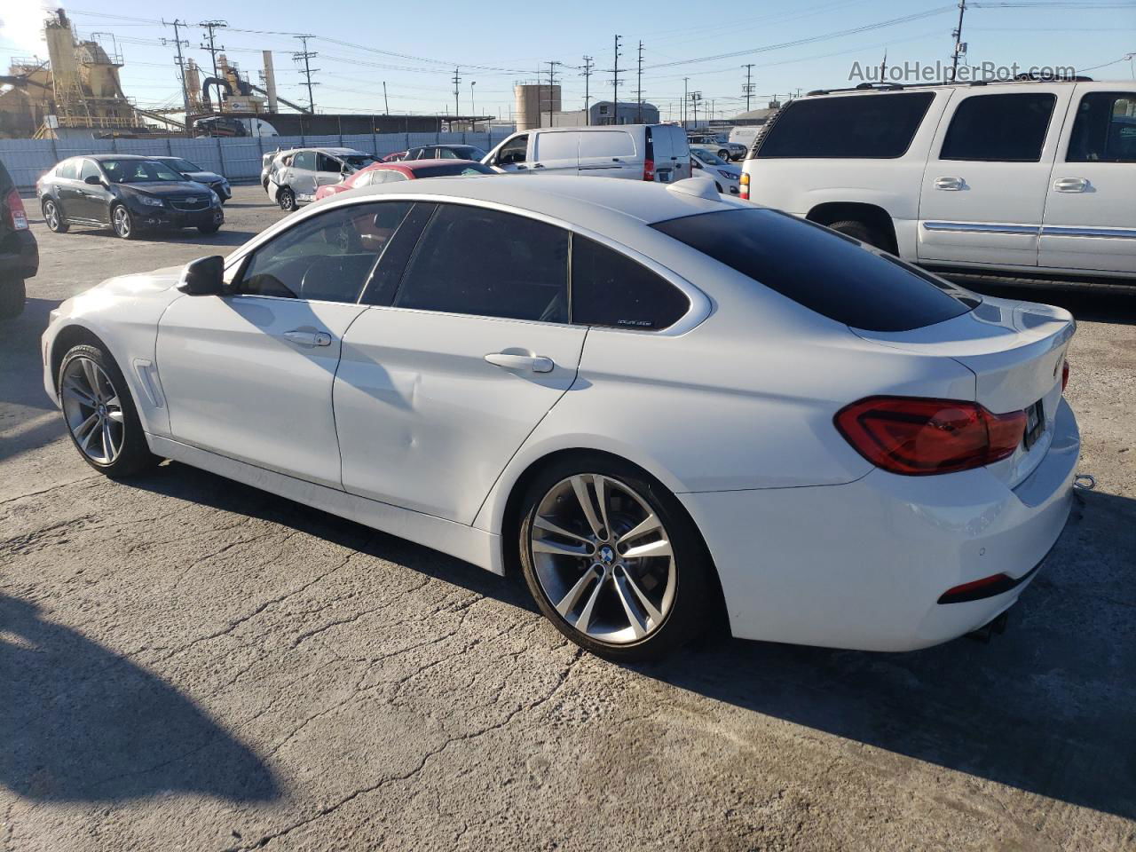 2018 Bmw 430i Gran Coupe White vin: WBA4J1C52JBG78685