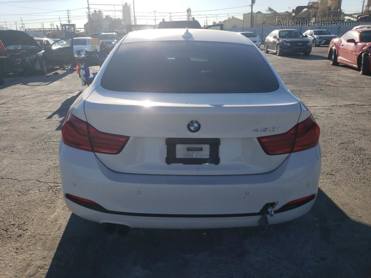 2018 Bmw 430i Gran Coupe White vin: WBA4J1C52JBG78685