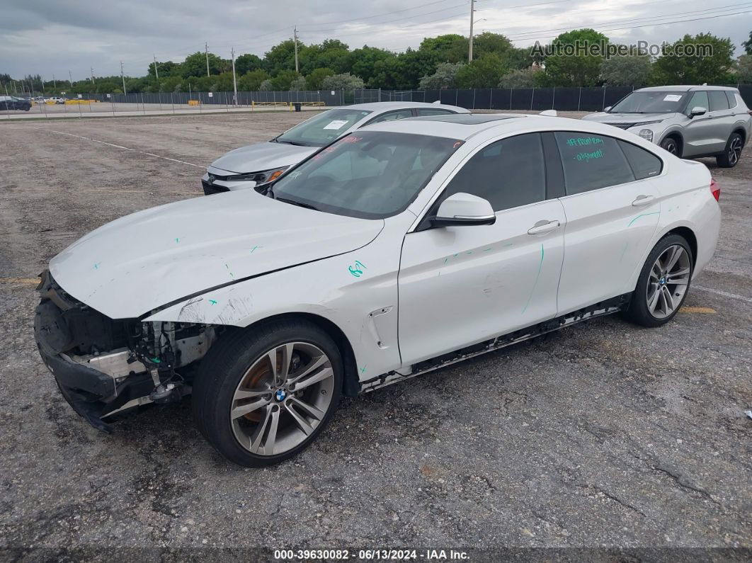 2018 Bmw 430i Gran Coupe   White vin: WBA4J1C52JBG80923