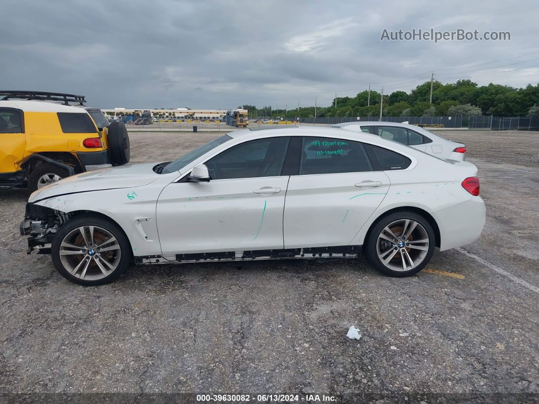 2018 Bmw 430i Gran Coupe   White vin: WBA4J1C52JBG80923