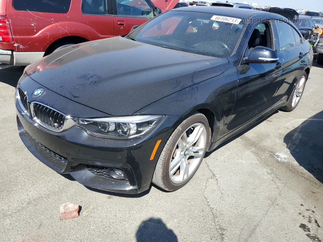 2018 Bmw 430i Gran Coupe Black vin: WBA4J1C52JBM11320