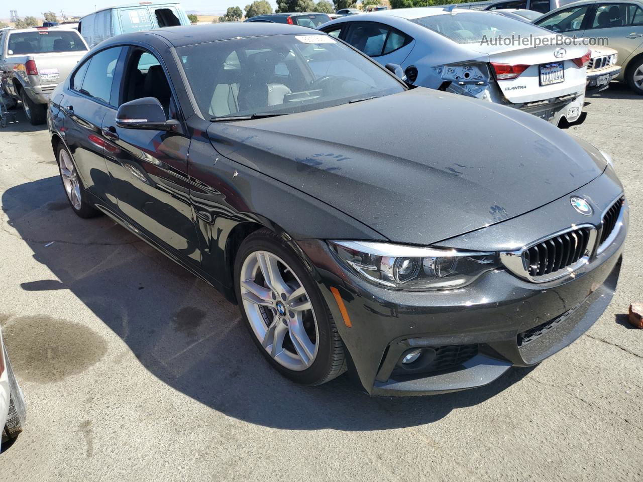 2018 Bmw 430i Gran Coupe Black vin: WBA4J1C52JBM11320