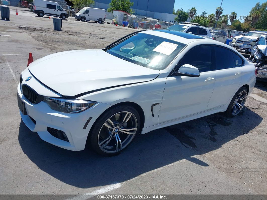 2018 Bmw 4 Series 430i White vin: WBA4J1C53JBG77707