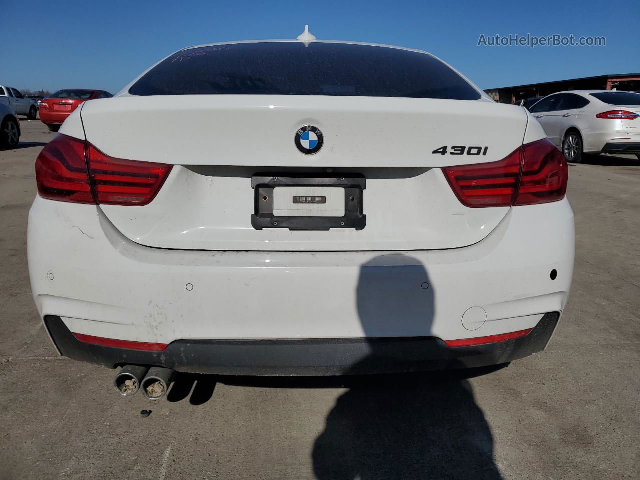 2018 Bmw 430i Gran Coupe White vin: WBA4J1C53JBG79117