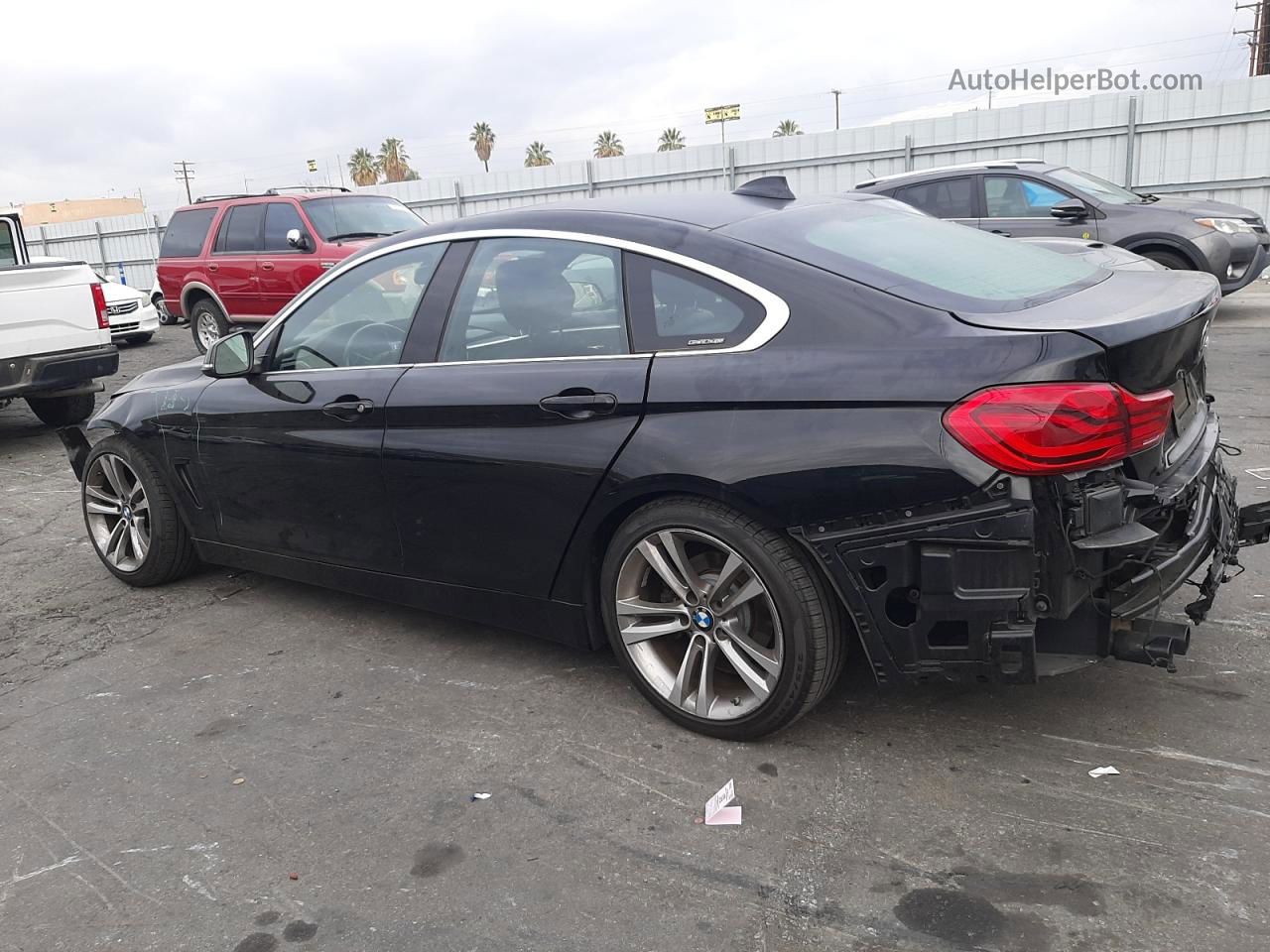 2018 Bmw 430i Gran Coupe Black vin: WBA4J1C53JBG81014