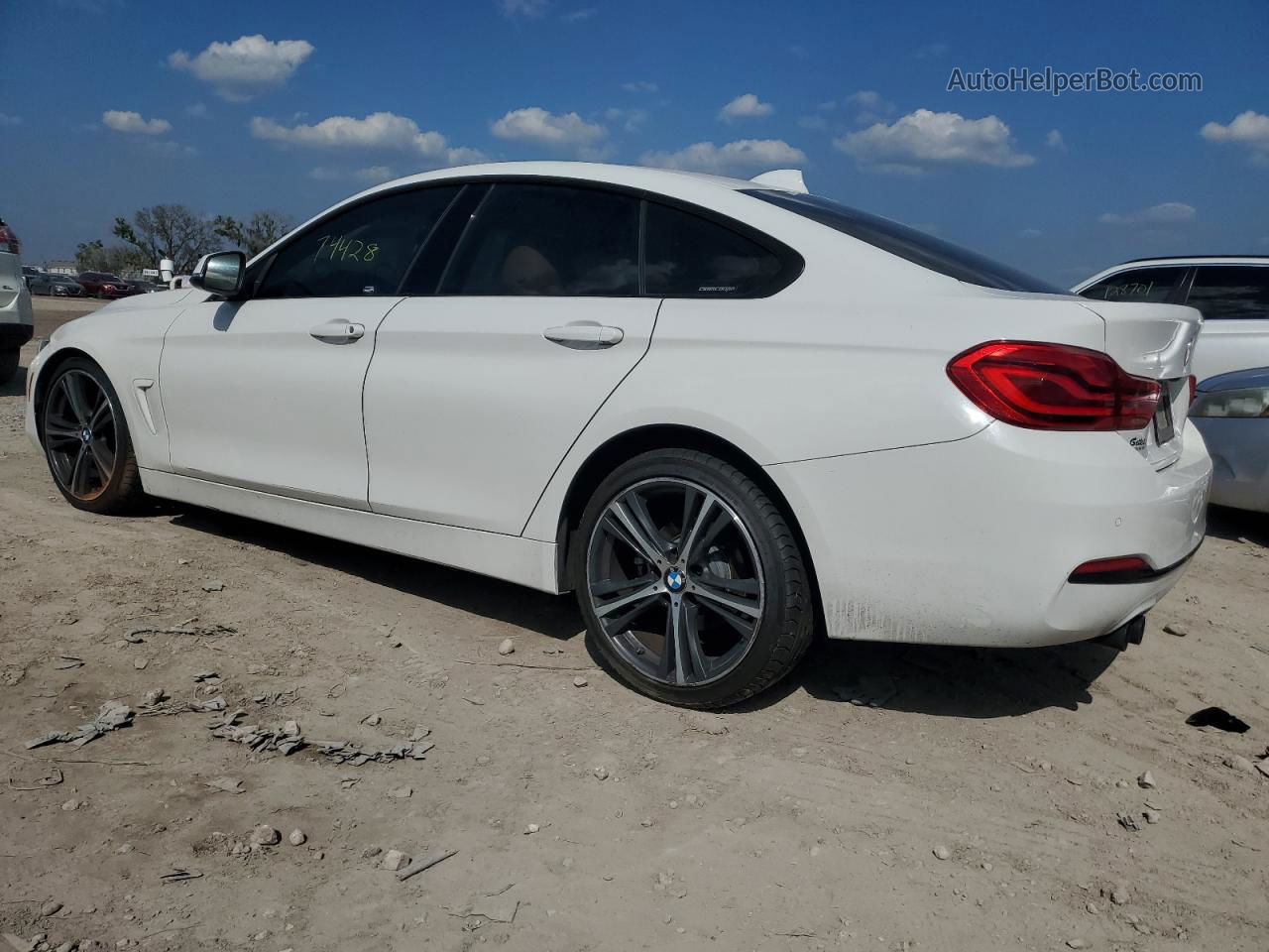 2018 Bmw 430i Gran Coupe White vin: WBA4J1C53JBM11813