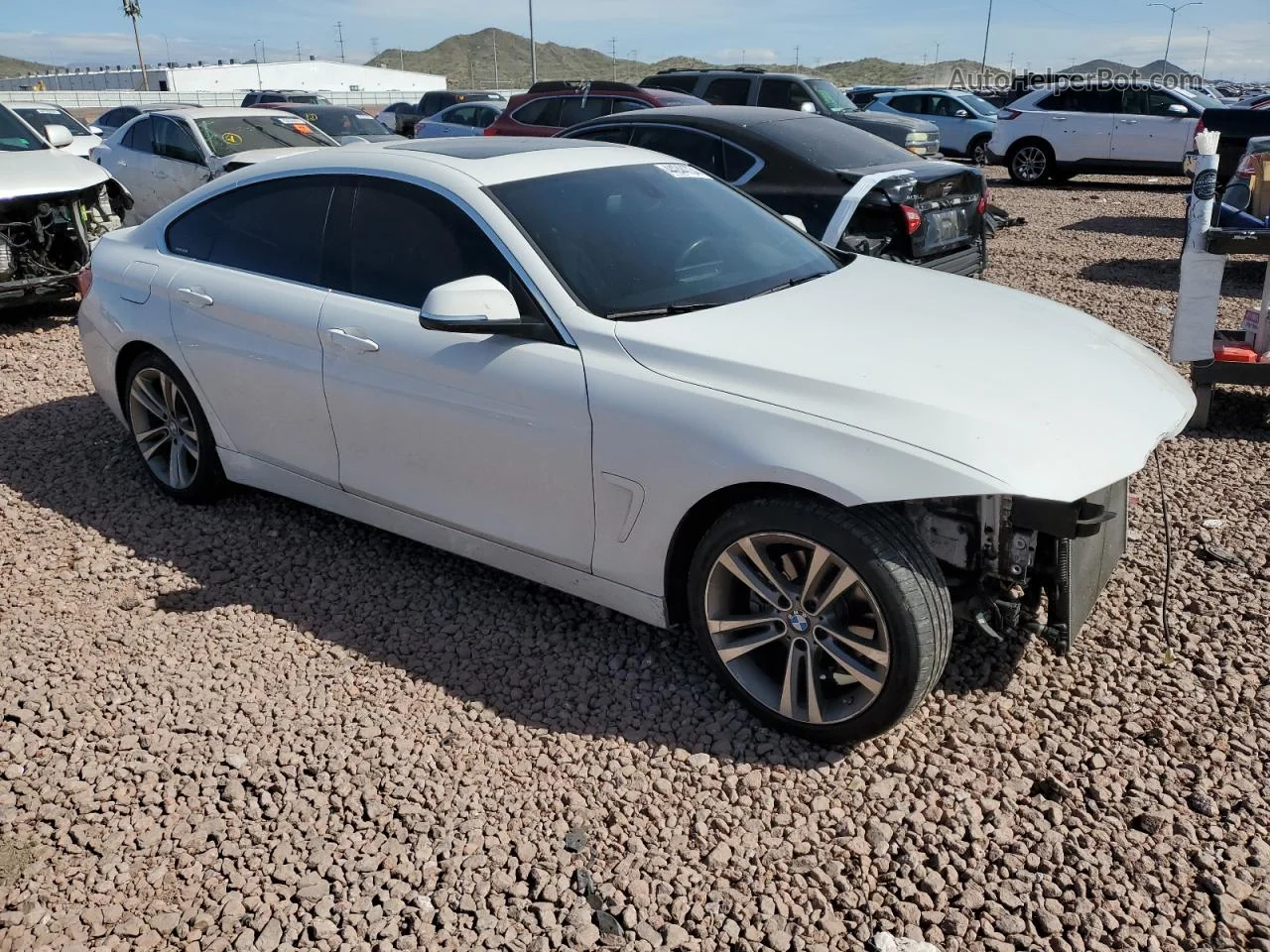 2018 Bmw 430i Gran Coupe White vin: WBA4J1C54JBG76369