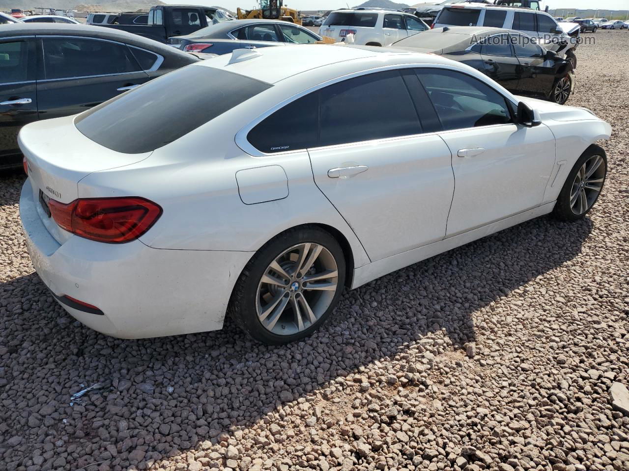 2018 Bmw 430i Gran Coupe White vin: WBA4J1C54JBG76369