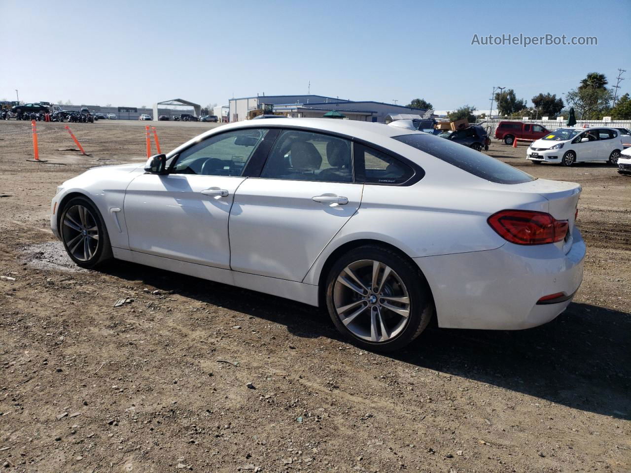 2018 Bmw 430i Gran Coupe Белый vin: WBA4J1C54JBM11304