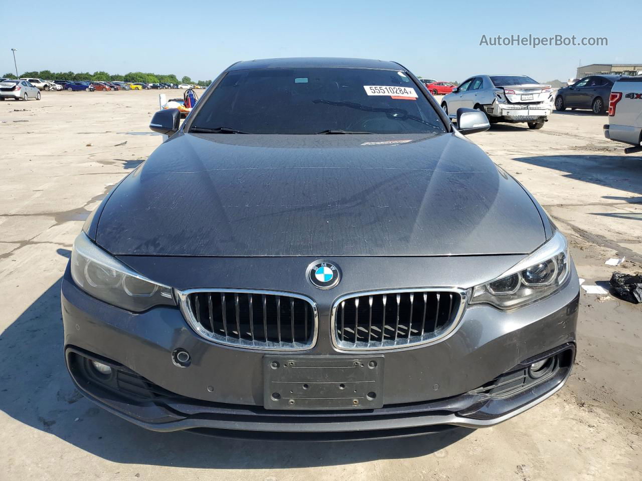 2018 Bmw 430i Gran Coupe Gray vin: WBA4J1C55JBG75537