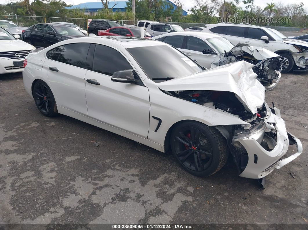 2018 Bmw 430i Gran Coupe   White vin: WBA4J1C55JBG76168