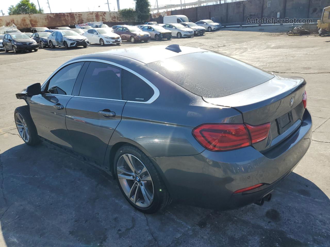 2018 Bmw 430i Gran Coupe Gray vin: WBA4J1C55JBG78311