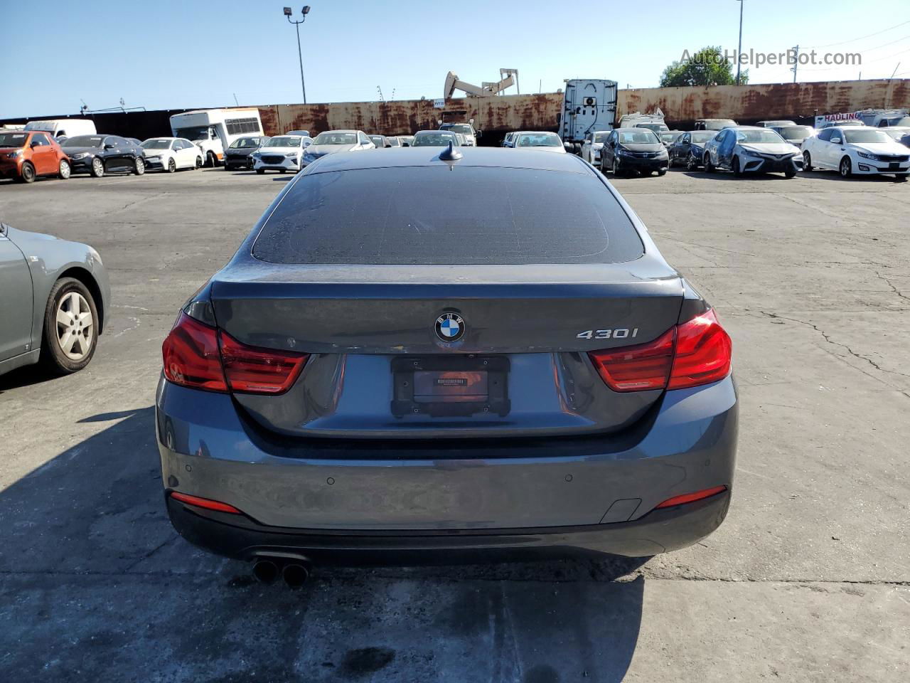 2018 Bmw 430i Gran Coupe Gray vin: WBA4J1C55JBG78311