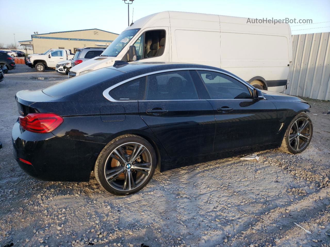 2018 Bmw 430i Gran Coupe Black vin: WBA4J1C55JBG78759