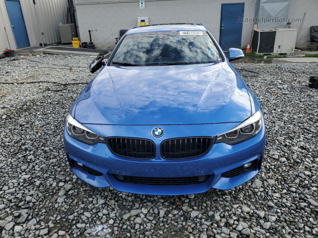 2018 Bmw 430i Gran Coupe Blue vin: WBA4J1C55JBG80513