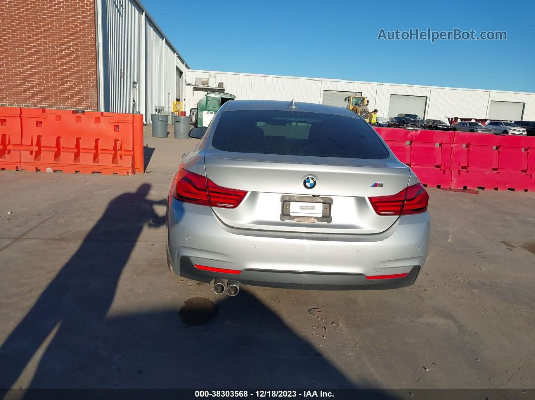 2018 Bmw 430i Gran Coupe   Silver vin: WBA4J1C55JBG80981