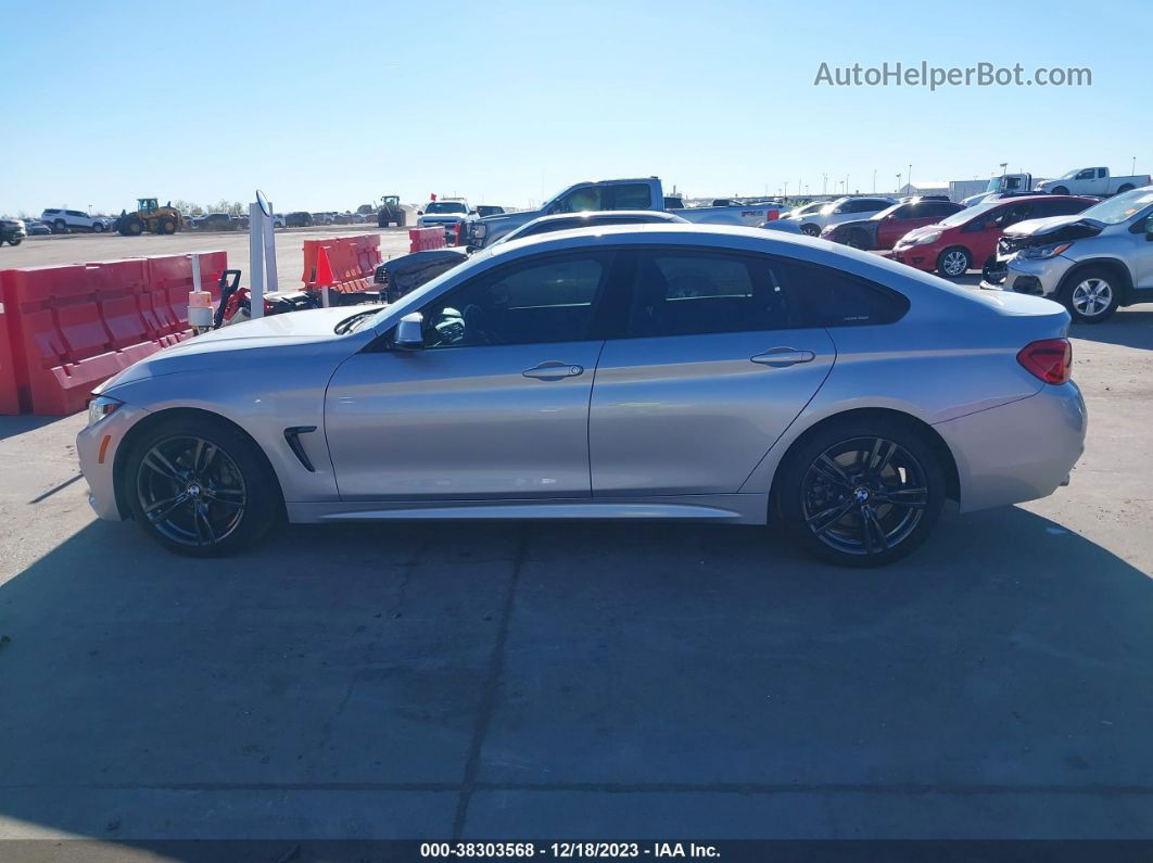 2018 Bmw 430i Gran Coupe   Silver vin: WBA4J1C55JBG80981