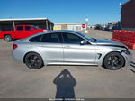 2018 Bmw 430i Gran Coupe   Silver vin: WBA4J1C55JBG80981