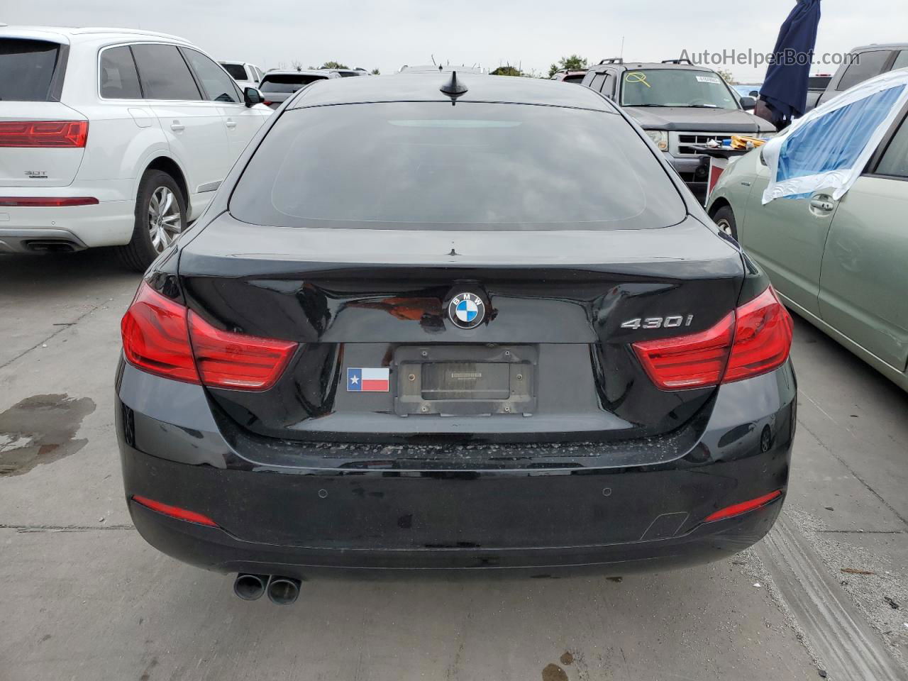 2018 Bmw 430i Gran Coupe Black vin: WBA4J1C55JBM10307