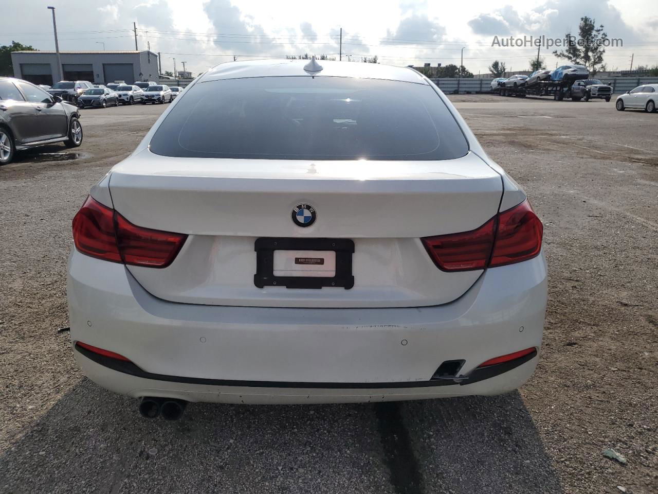 2018 Bmw 430i Gran Coupe White vin: WBA4J1C56JBG76213