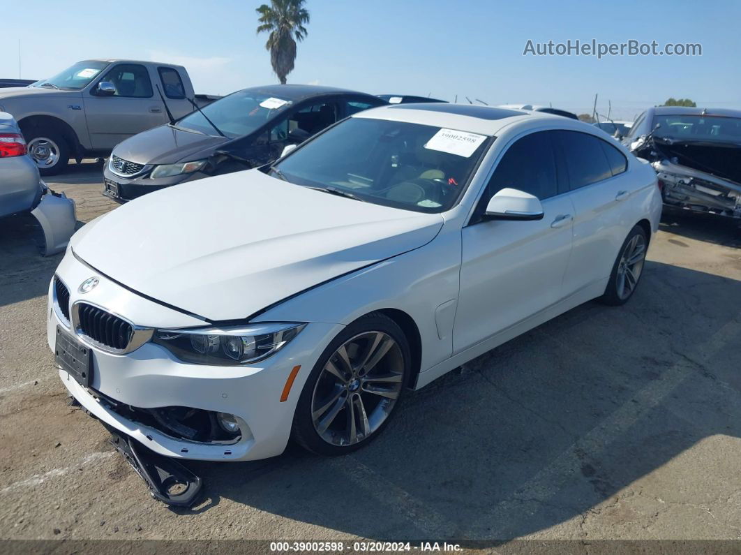 2018 Bmw 430i Gran Coupe   White vin: WBA4J1C56JBG78219