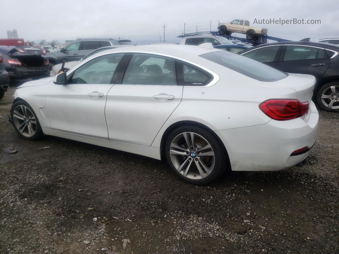 2018 Bmw 430i Gran Coupe White vin: WBA4J1C56JBG78527