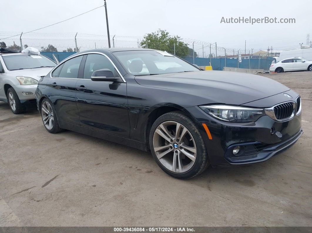 2018 Bmw 430i Gran Coupe Black vin: WBA4J1C56JBG79791