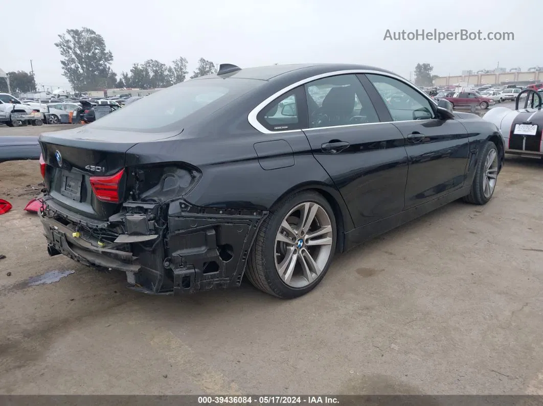 2018 Bmw 430i Gran Coupe Black vin: WBA4J1C56JBG79791