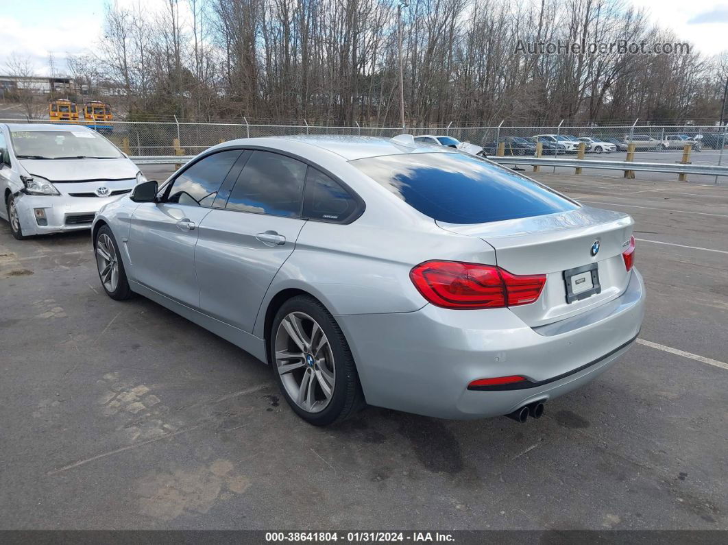 2018 Bmw 430i Gran Coupe   Silver vin: WBA4J1C56JBG80522