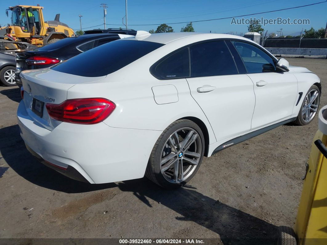 2018 Bmw 430i Gran Coupe   White vin: WBA4J1C56JBG80911