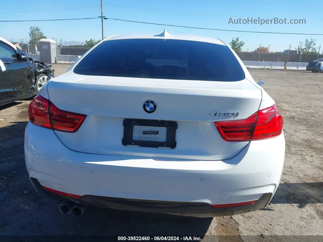 2018 Bmw 430i Gran Coupe   White vin: WBA4J1C56JBG80911