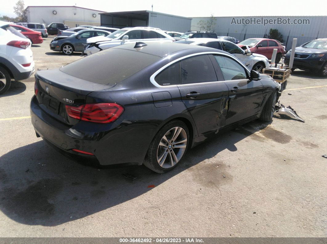 2018 Bmw 4 Series 430i Dark Blue vin: WBA4J1C56JBM10347