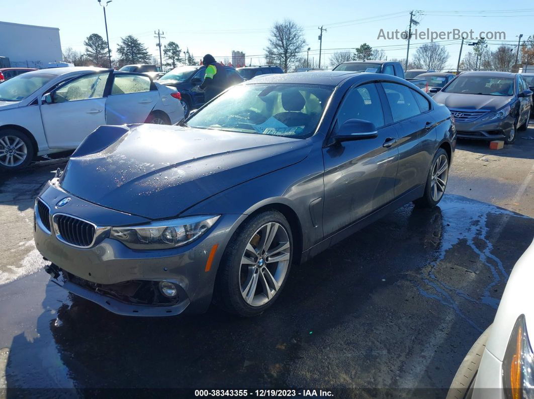 2018 Bmw 430i Gran Coupe   Gray vin: WBA4J1C56JBM10865