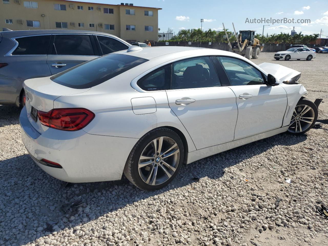 2018 Bmw 430i Gran Coupe White vin: WBA4J1C57JBG76172