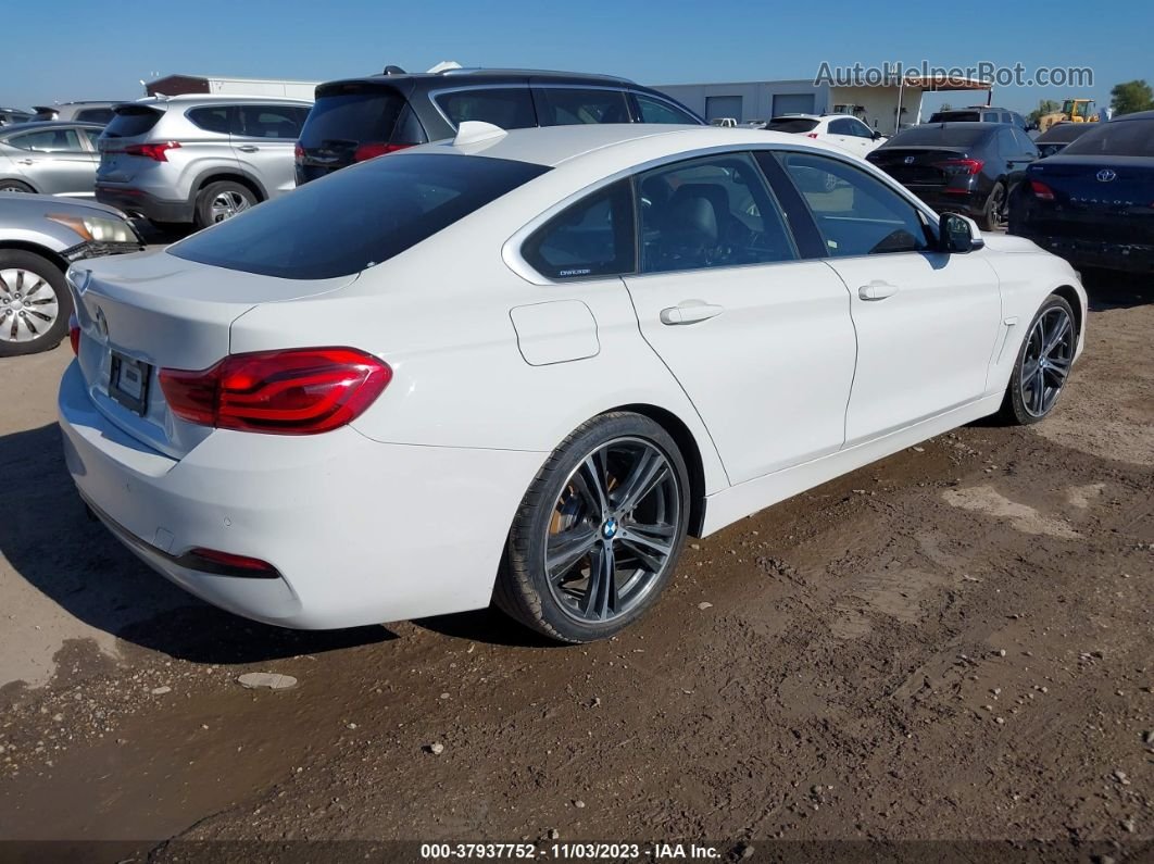 2018 Bmw 430i Gran Coupe White vin: WBA4J1C57JBG77029