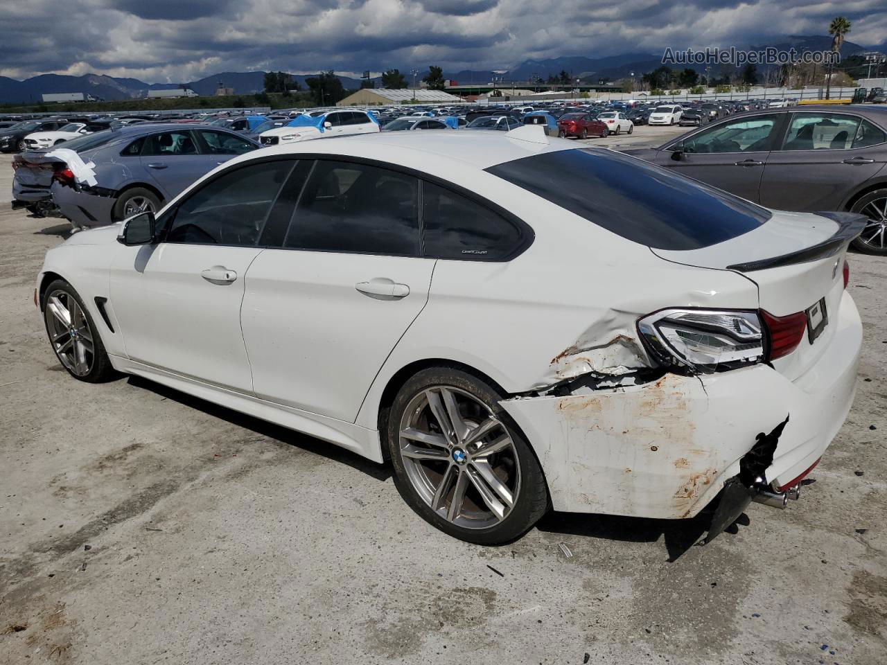 2018 Bmw 430i Gran Coupe White vin: WBA4J1C57JBG79508