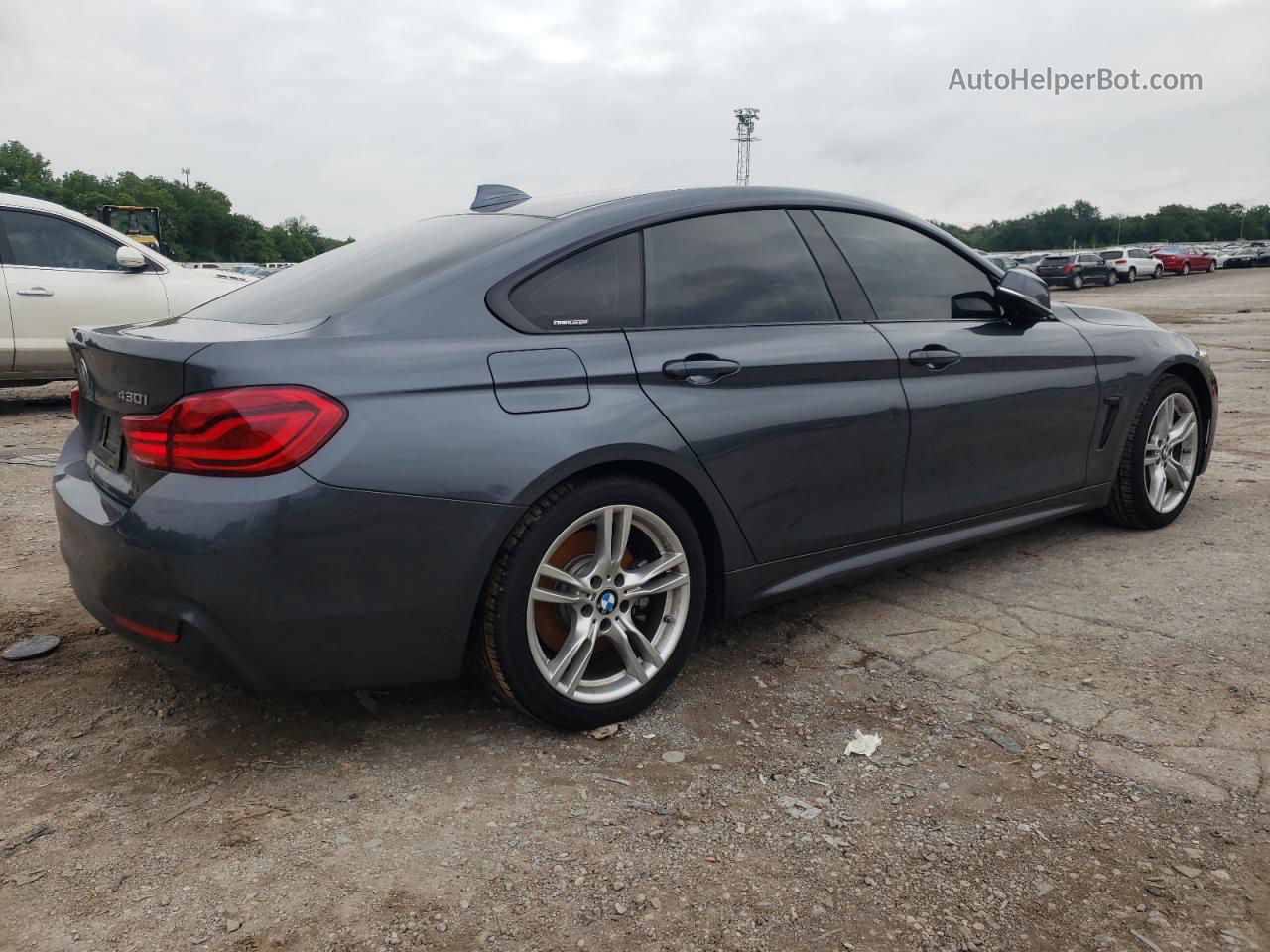 2018 Bmw 430i Gran Coupe Charcoal vin: WBA4J1C58JBG76648