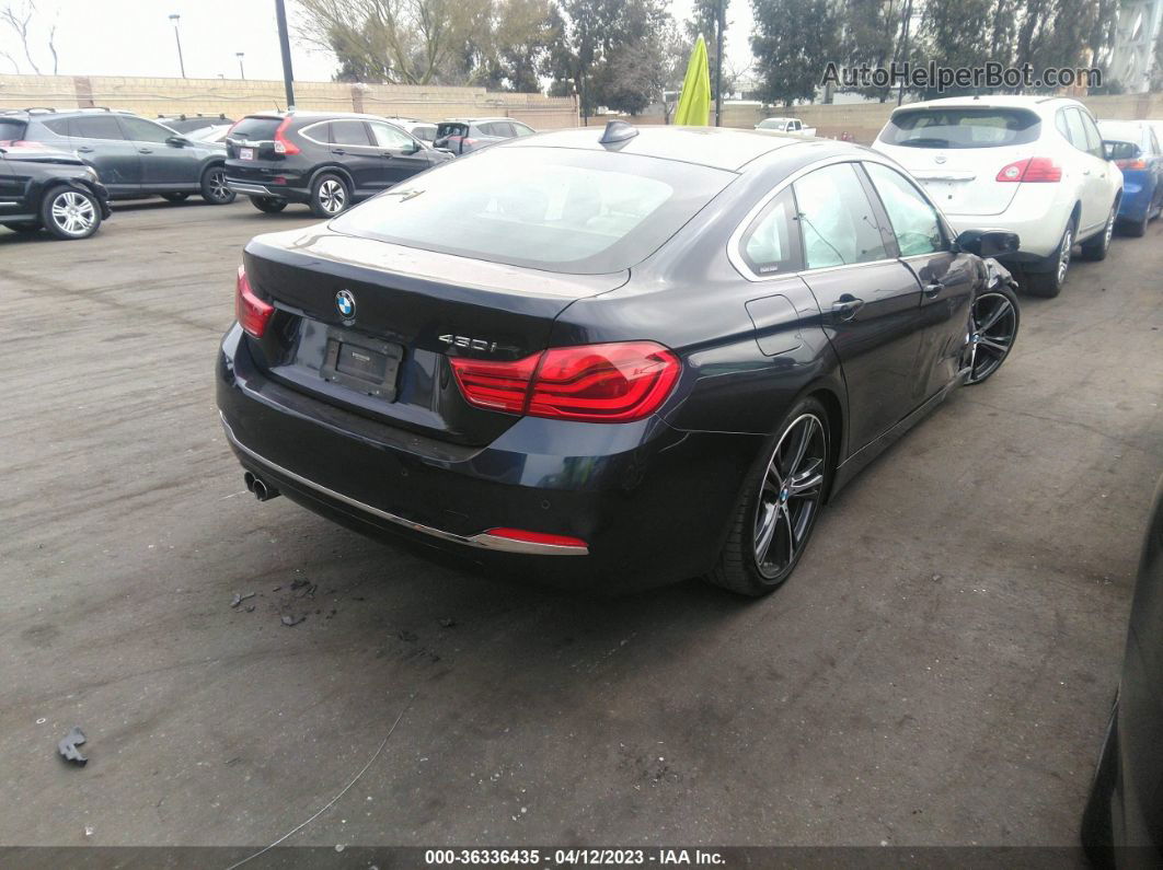 2018 Bmw 4 Series 430i Синий vin: WBA4J1C58JBG77590