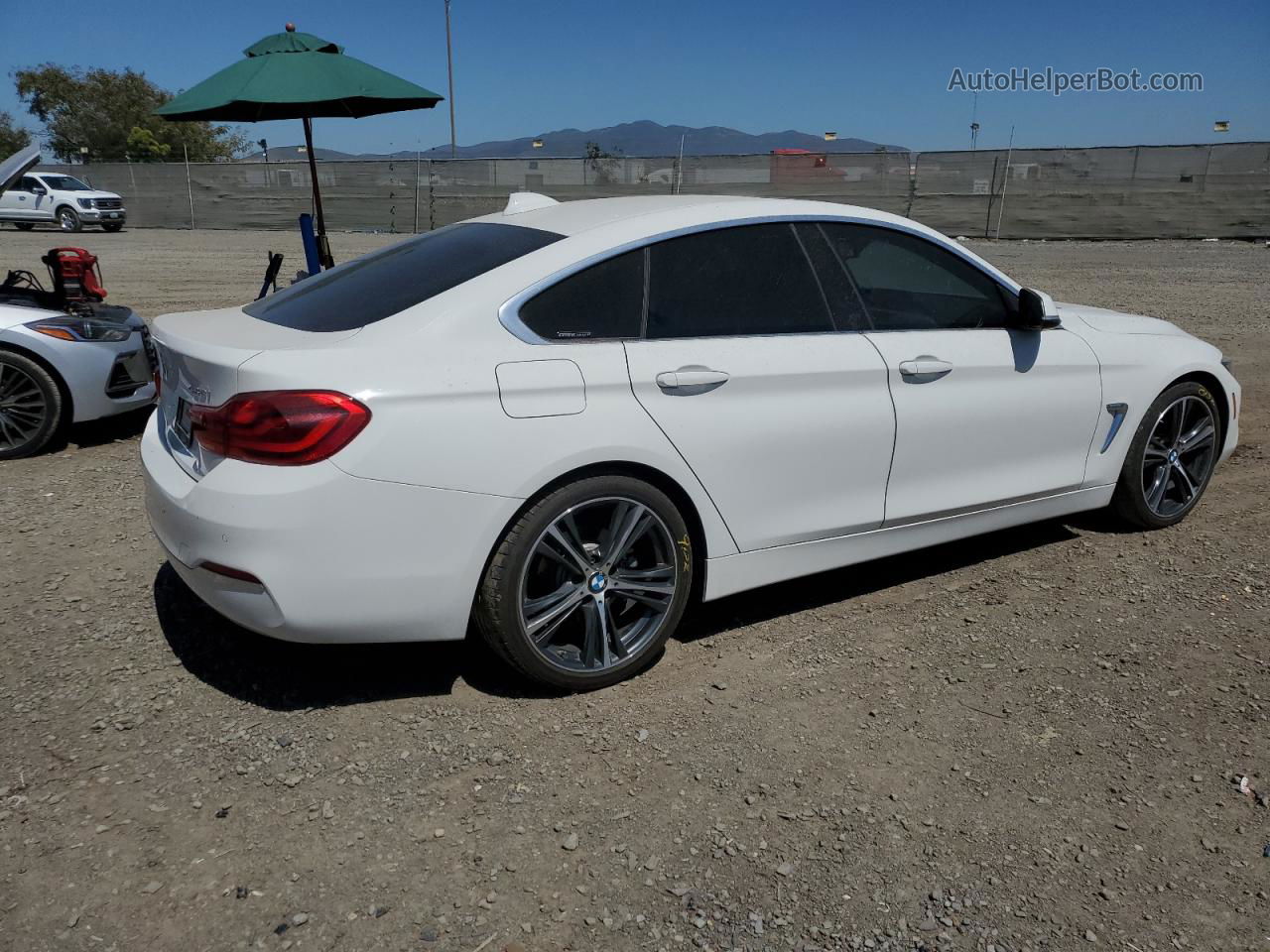 2018 Bmw 430i Gran Coupe Белый vin: WBA4J1C58JBM11760