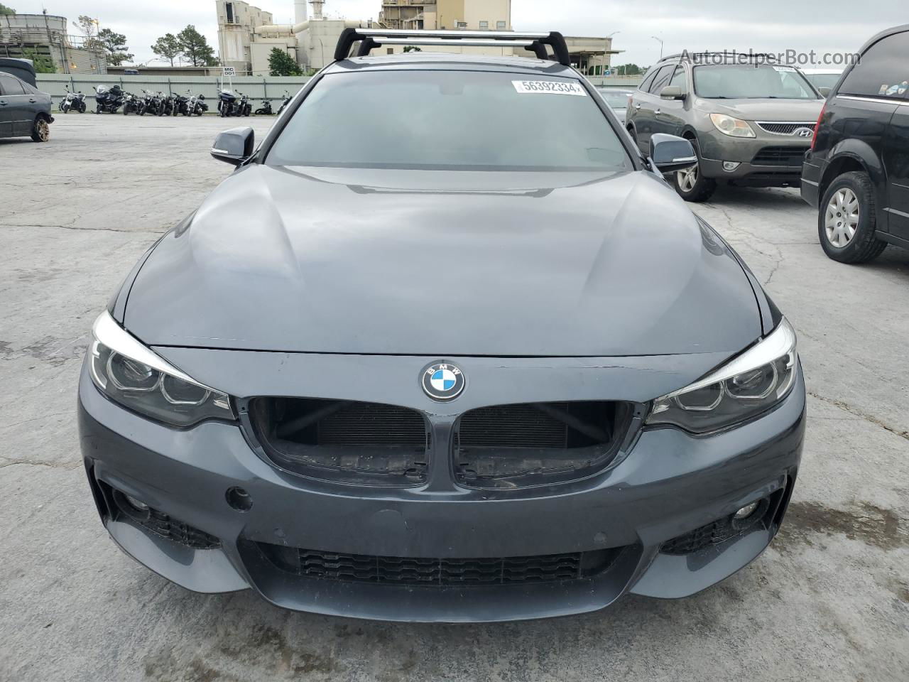 2018 Bmw 430i Gran Coupe Charcoal vin: WBA4J1C59JBA30082