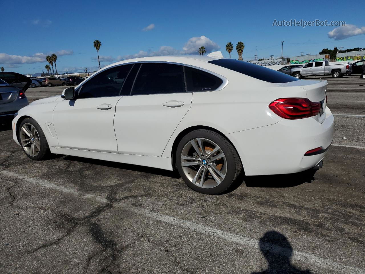 2018 Bmw 430i Gran Coupe White vin: WBA4J1C59JBG75752