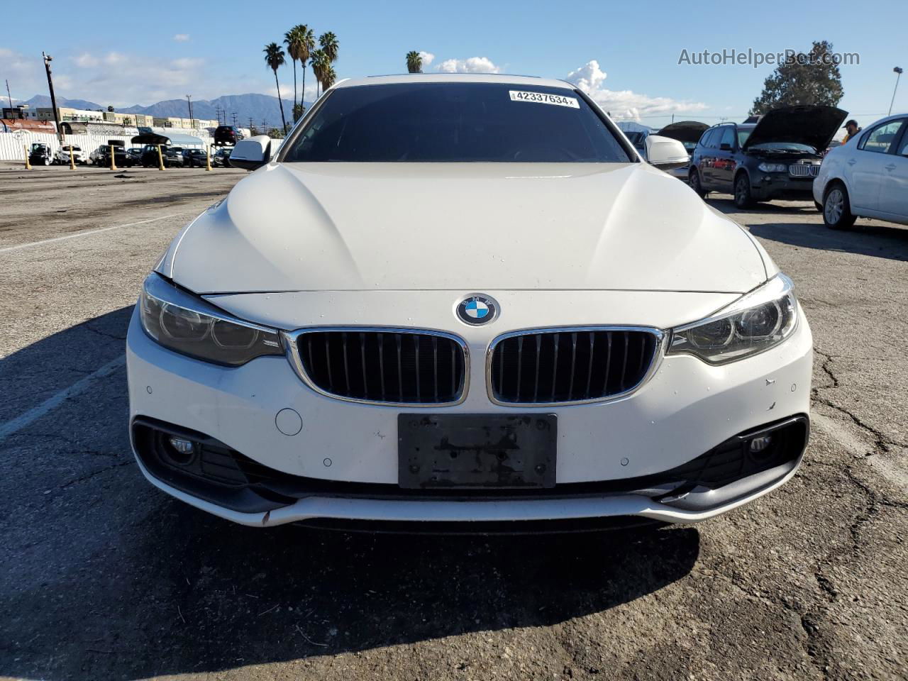 2018 Bmw 430i Gran Coupe White vin: WBA4J1C59JBG75752