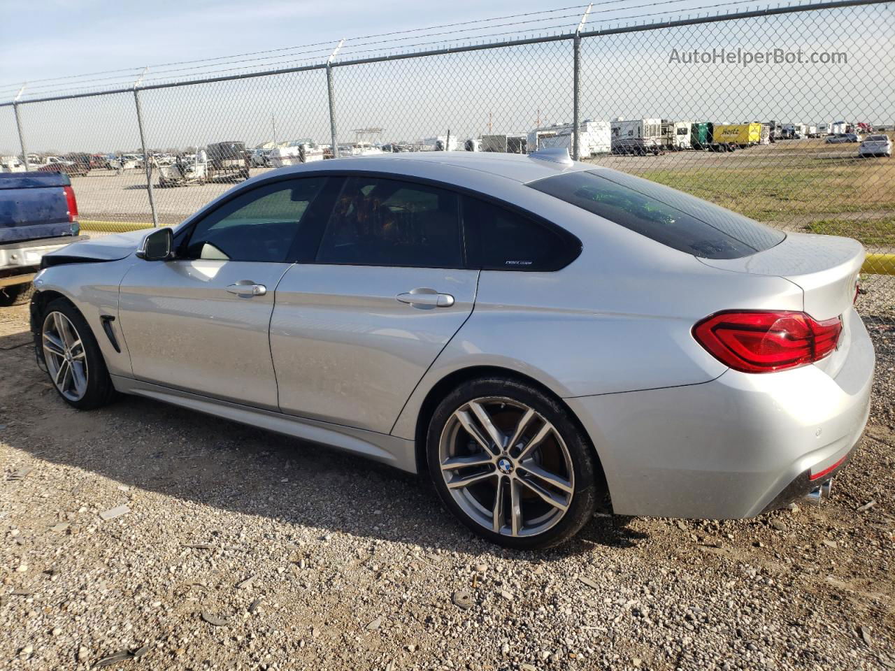 2018 Bmw 430i Gran Coupe Silver vin: WBA4J1C5XJBG77784