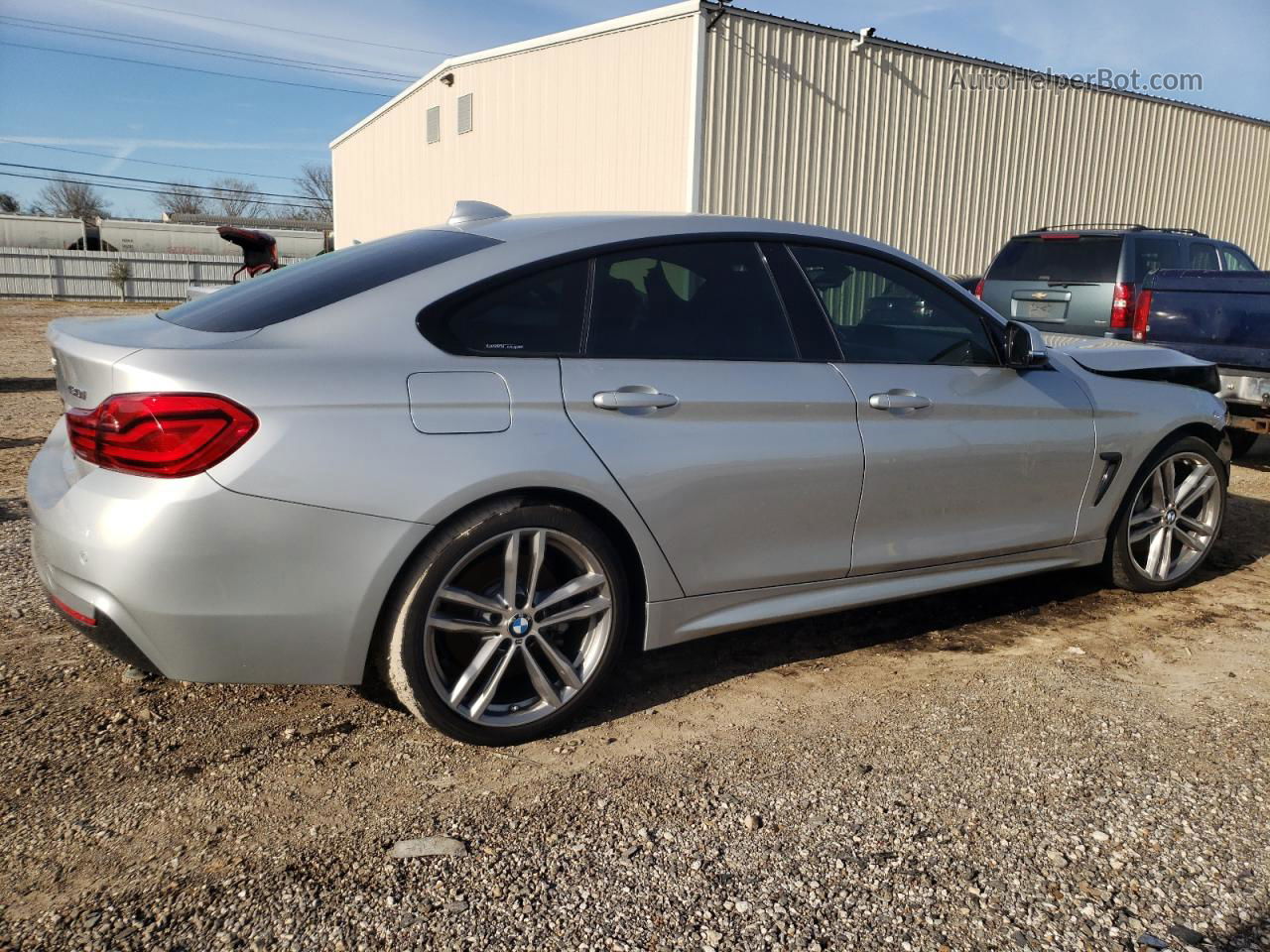 2018 Bmw 430i Gran Coupe Silver vin: WBA4J1C5XJBG77784