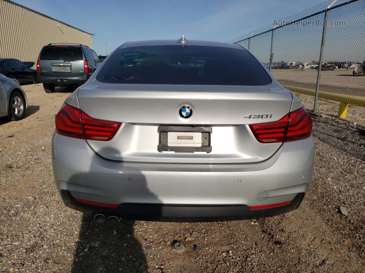 2018 Bmw 430i Gran Coupe Silver vin: WBA4J1C5XJBG77784