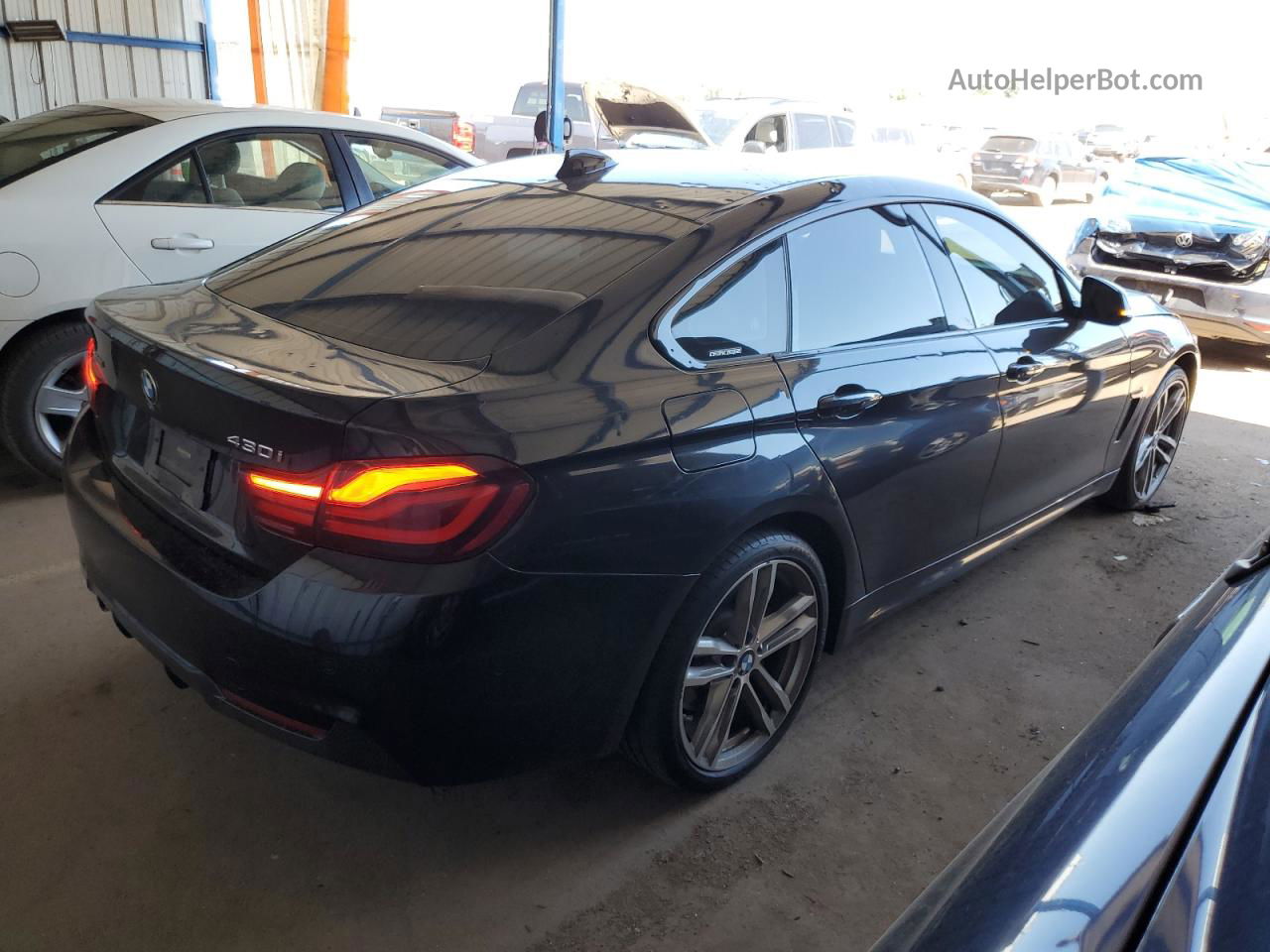 2020 Bmw 430xi Gran Coupe Черный vin: WBA4J3C05LBL11425