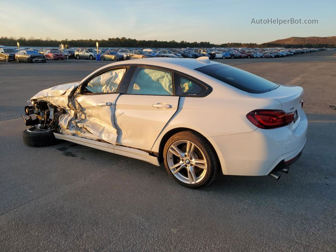 2020 Bmw 430xi Gran Coupe Белый vin: WBA4J3C06LBL11448