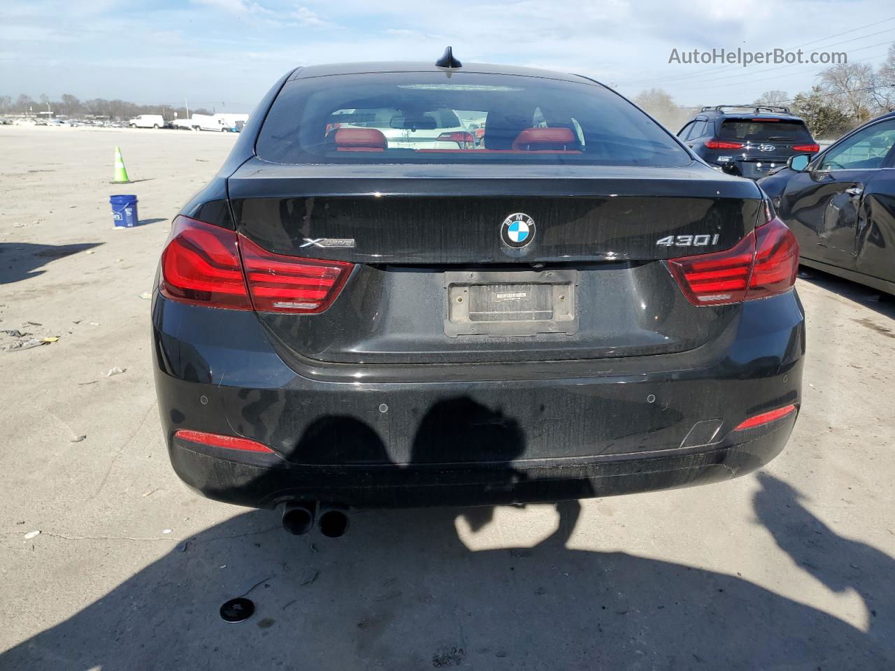 2020 Bmw 430xi Gran Coupe Black vin: WBA4J3C08LBL11466