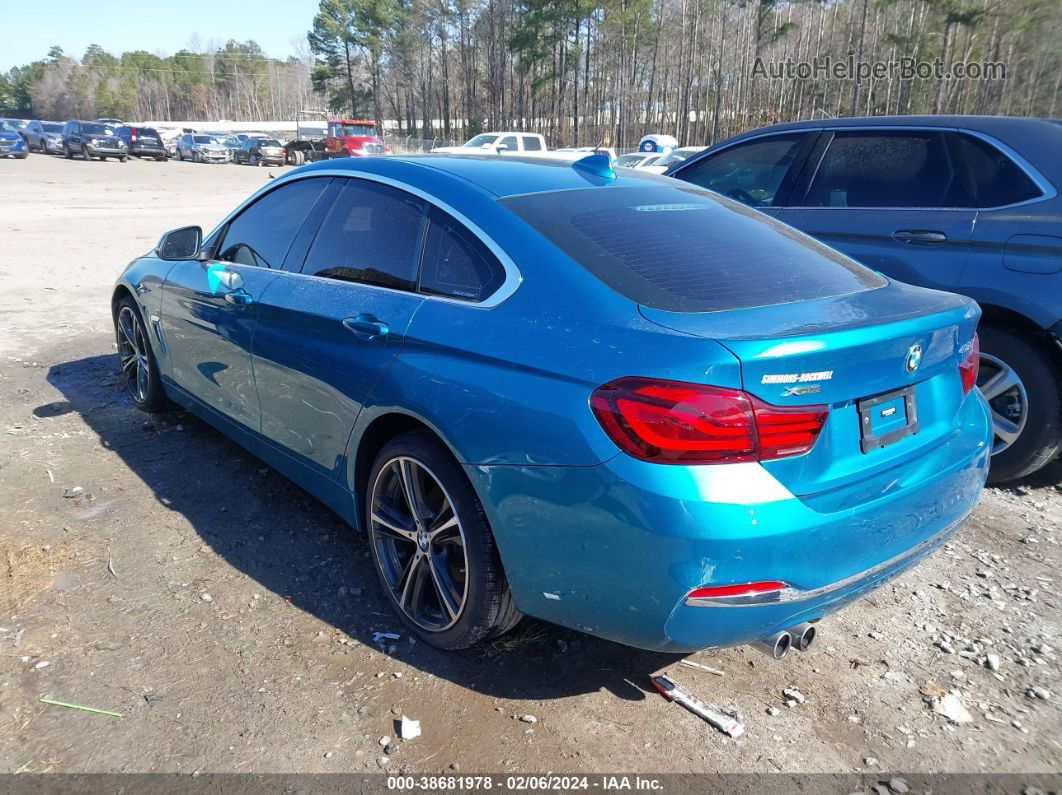 2020 Bmw 430i Gran Coupe Xdrive Синий vin: WBA4J3C08LBL11838